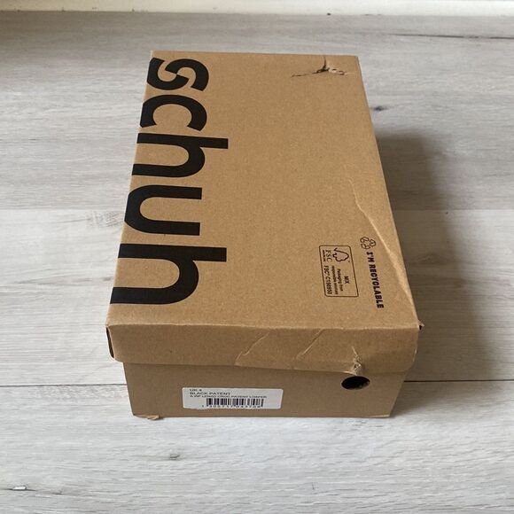 schuh‎ Wide Fit Lenzo loafers in black croc Size - Picture 5 of 10